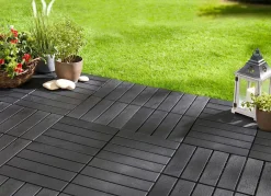 Hot BADER Bodenplatten, 4er Set SCHWARZ