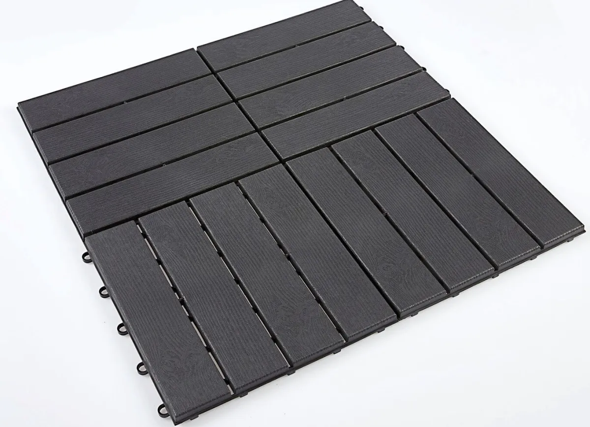 Hot BADER Bodenplatten, 4er Set SCHWARZ