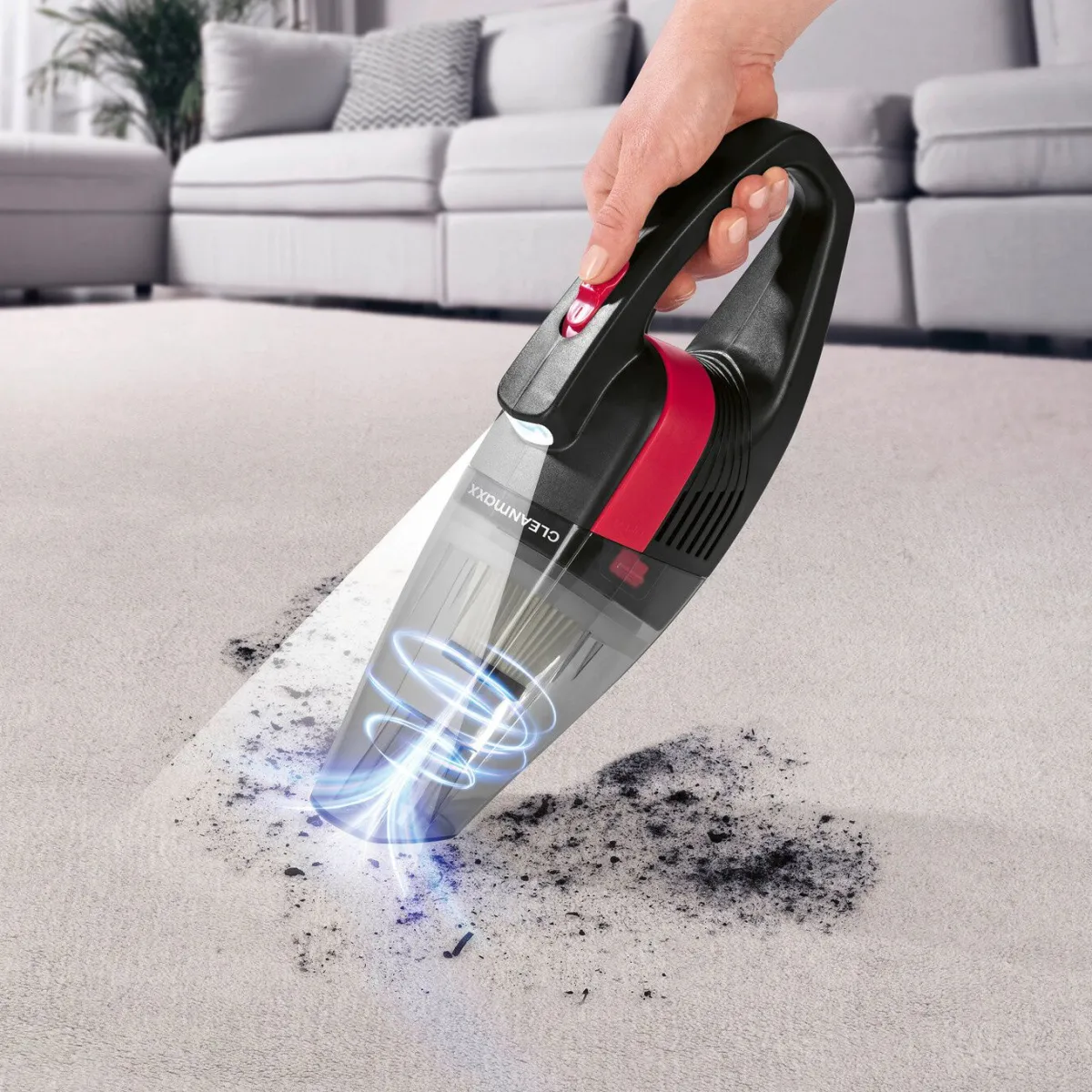 BADER Bodenstaubsauger-Set inklusive 5 Düsen ROT