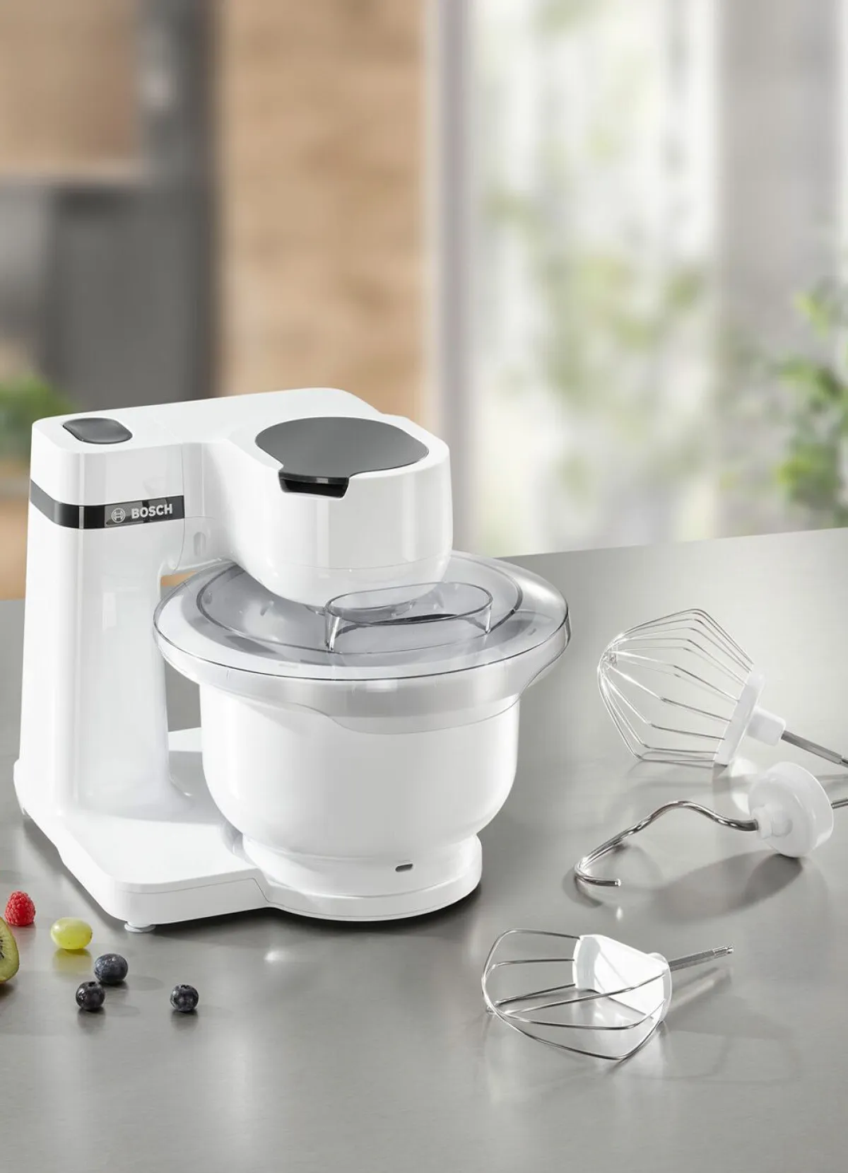 New BOSCH Küchenmaschine mit 3D-Rührsystem WEISS