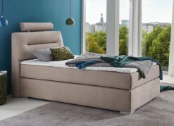 Discount BADER Boxspringbett mit Topper CREME