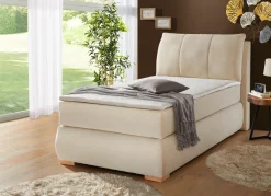 Clearance BADER Boxspringbett mit Topper CREME