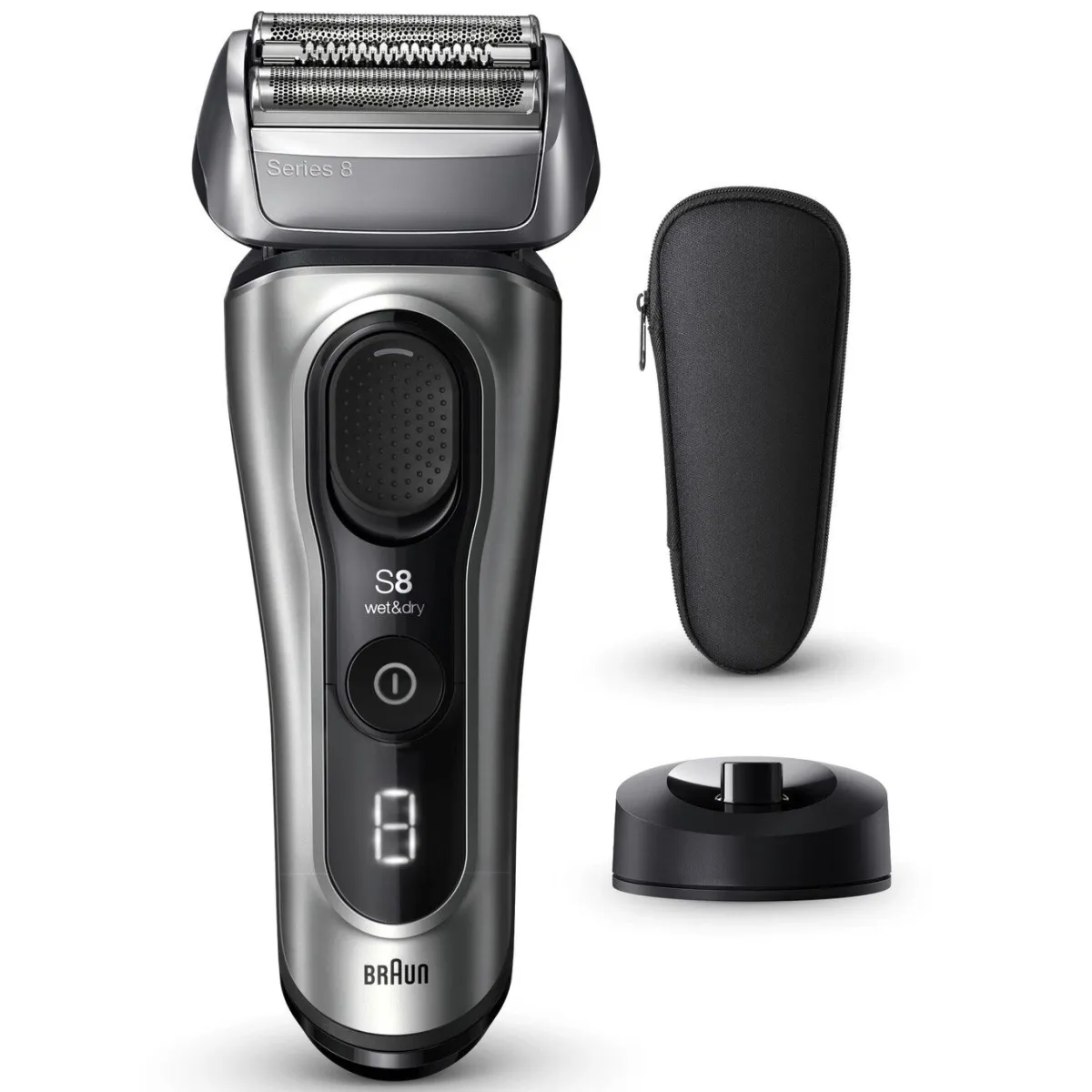 New BRAUN Rasierer 8. 8517s Akku-/Netz-Rasierer SCHWARZ