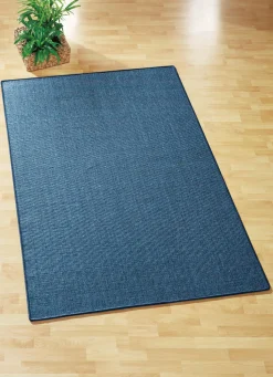 BADER Brücken und Teppiche aus Sisal – die reine Natur BLAU