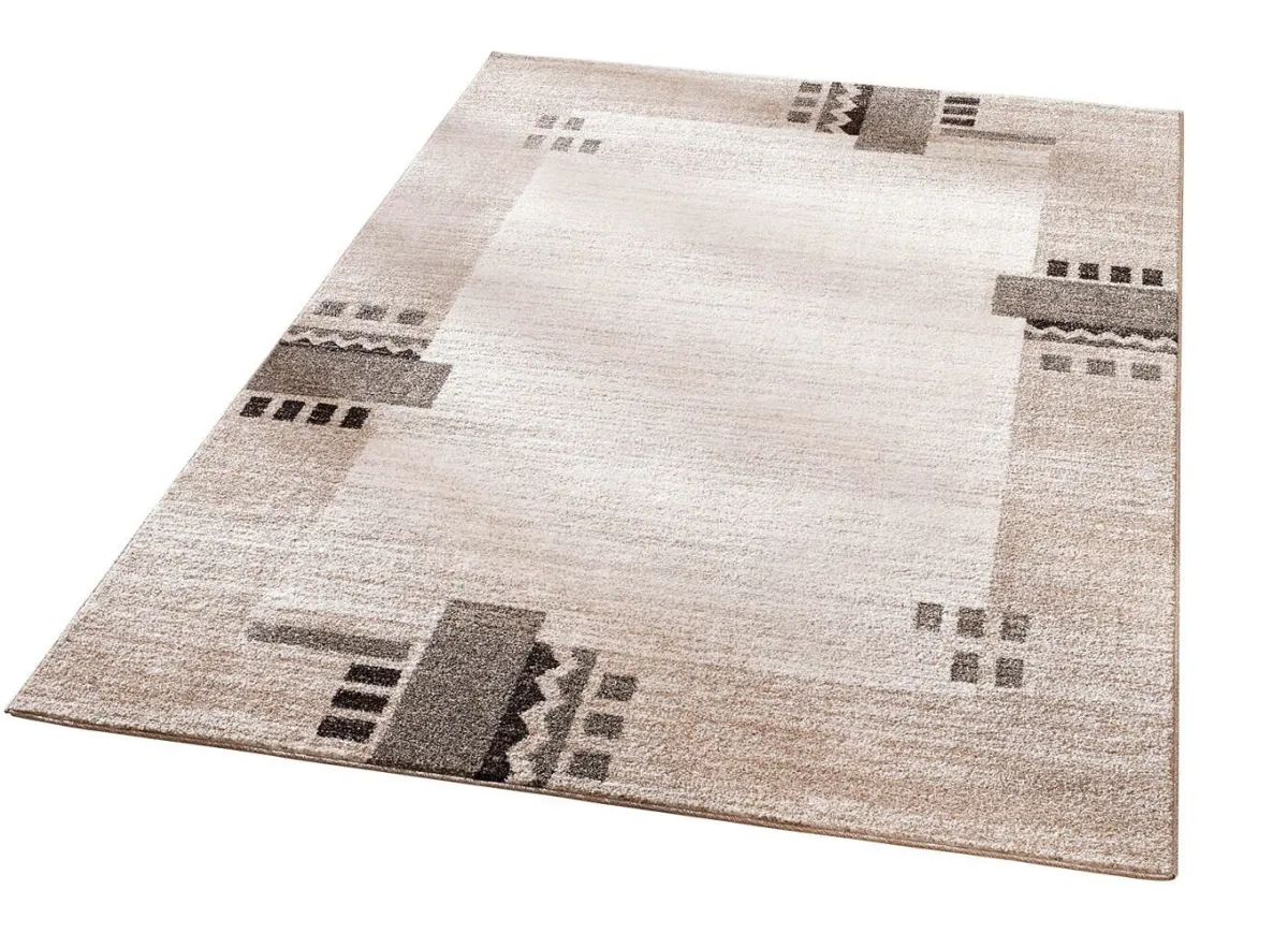 Clearance BADER Brücken und Teppiche mit Melange-Effekt BEIGE