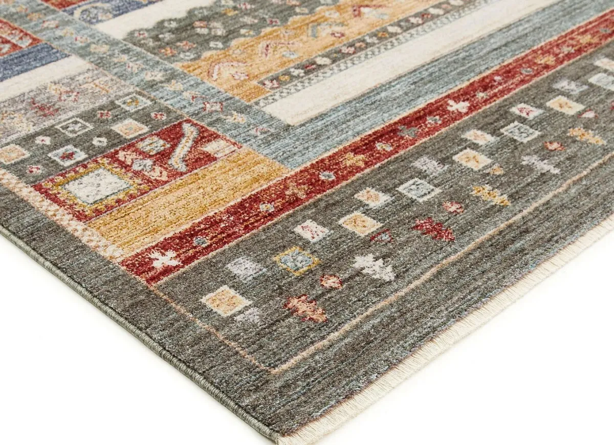 Online BADER Brücken und Teppiche mit Textil-Rückseite GRÜN-MULTICOLOR