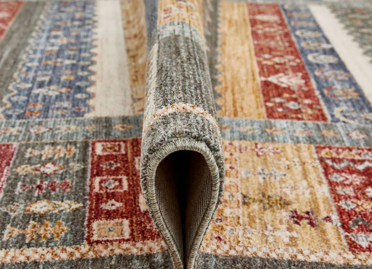 Online BADER Brücken und Teppiche mit Textil-Rückseite GRÜN-MULTICOLOR