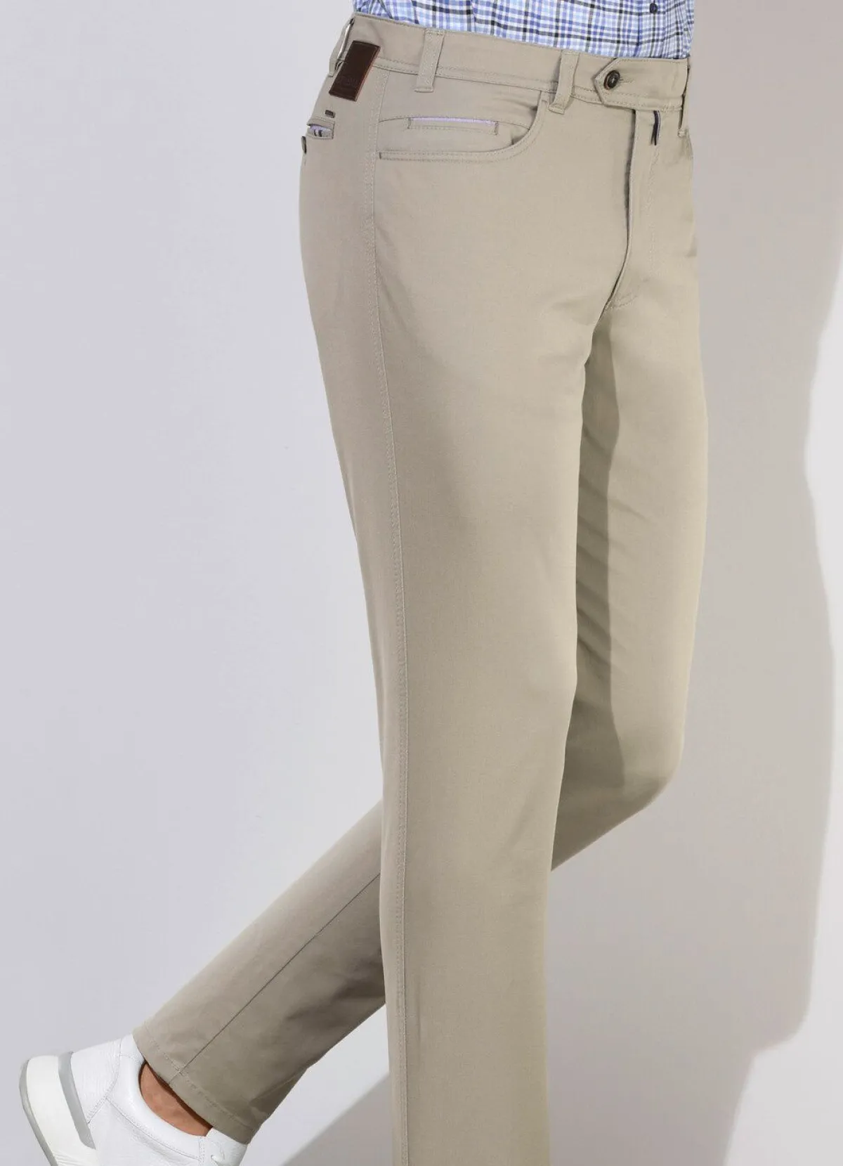 New BADER "Brühl"-Hose mit Bundübertritt in 3 Farben SCHILFGRÜN
