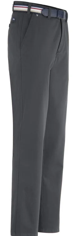 Best BADER "Brühl"-Hose mit Gürtel in 3 Farben DUNKELGRAU