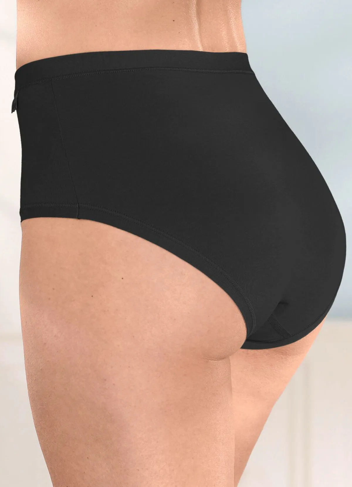 Best brio lingerie Fünferpack Slips SCHWARZ
