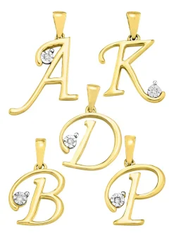 Clearance BADER Buchstabenanhänger mit Brillant