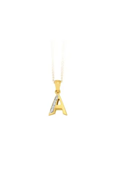 New BADER Buchstaben-Anhänger mit Diamanten
