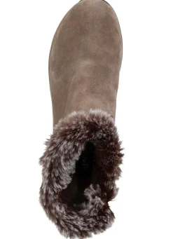 Discount CAPRICE , gefütterte Damen-Stiefeletten, Winterschuhe, Weite H, mit herausnehmbarem Fußbett TAUPE