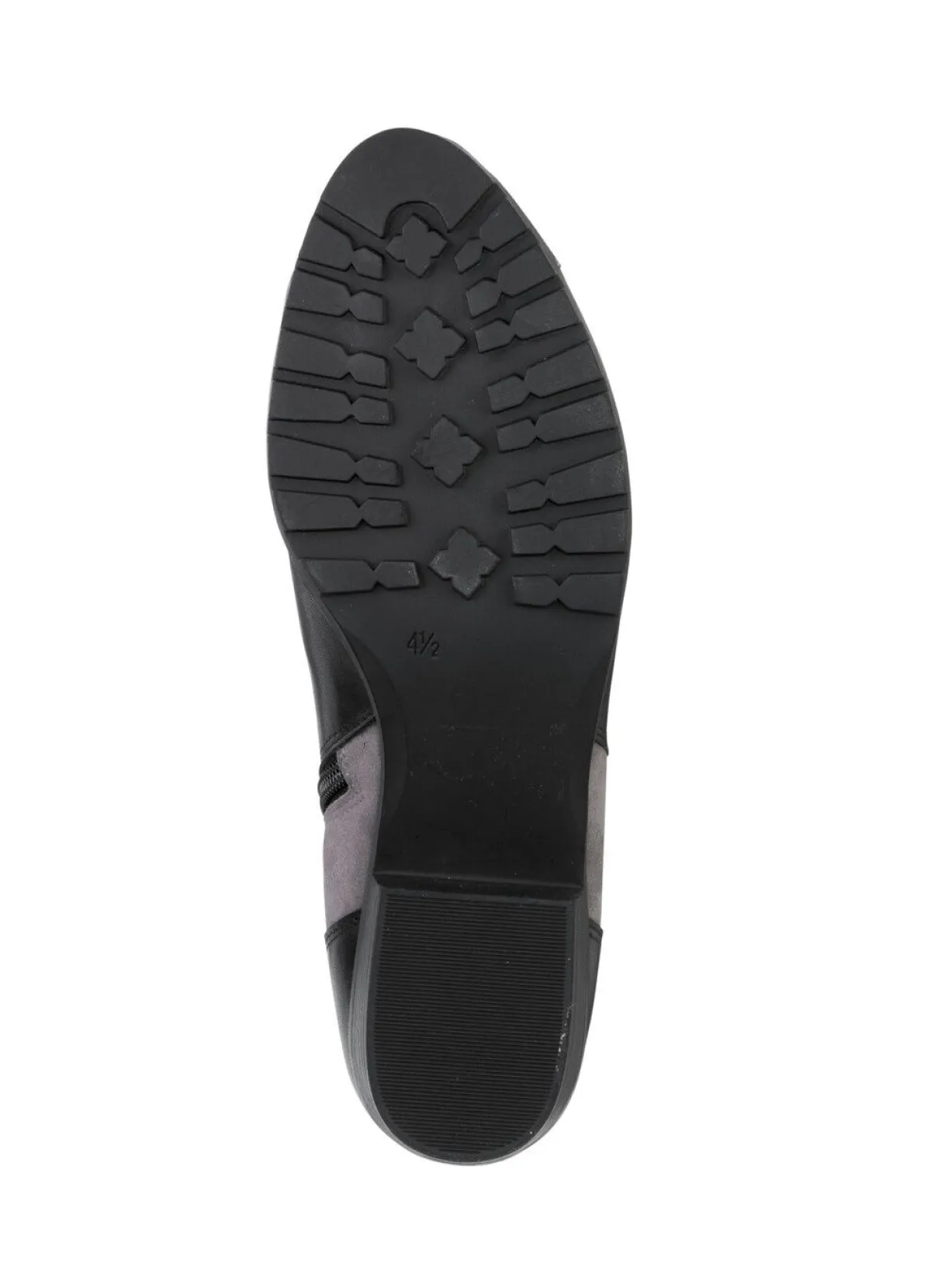 Outlet CAPRICE , schicke Damen-Stiefeletten, Weite G, mit herausnehmbarer Decksohle SCHWARZ-GRAU