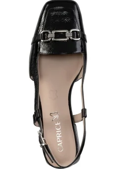 Outlet CAPRICE Sling-Pumps mit Metallschmuck SCHWARZ