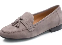 New CAPRICE Slipper mit Lederspange TAUPE