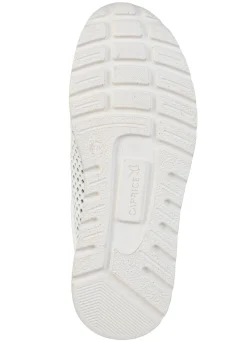 Online CAPRICE , sommerliche Damen-Sneaker, Weite K, mit herausnehmbarem Fußbett WEISS
