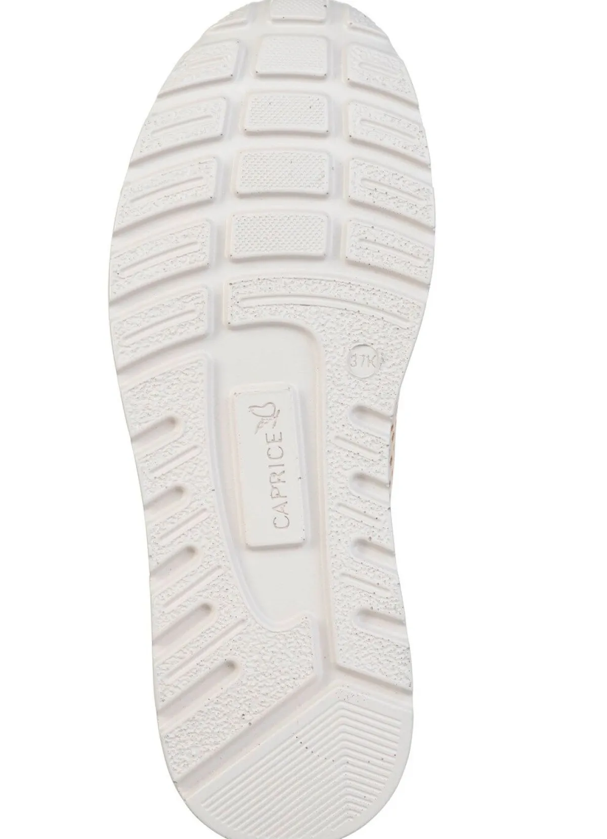 Outlet CAPRICE , sommerliche Damen-Sneaker, Weite K, mit herausnehmbarem Fußbett GOLD