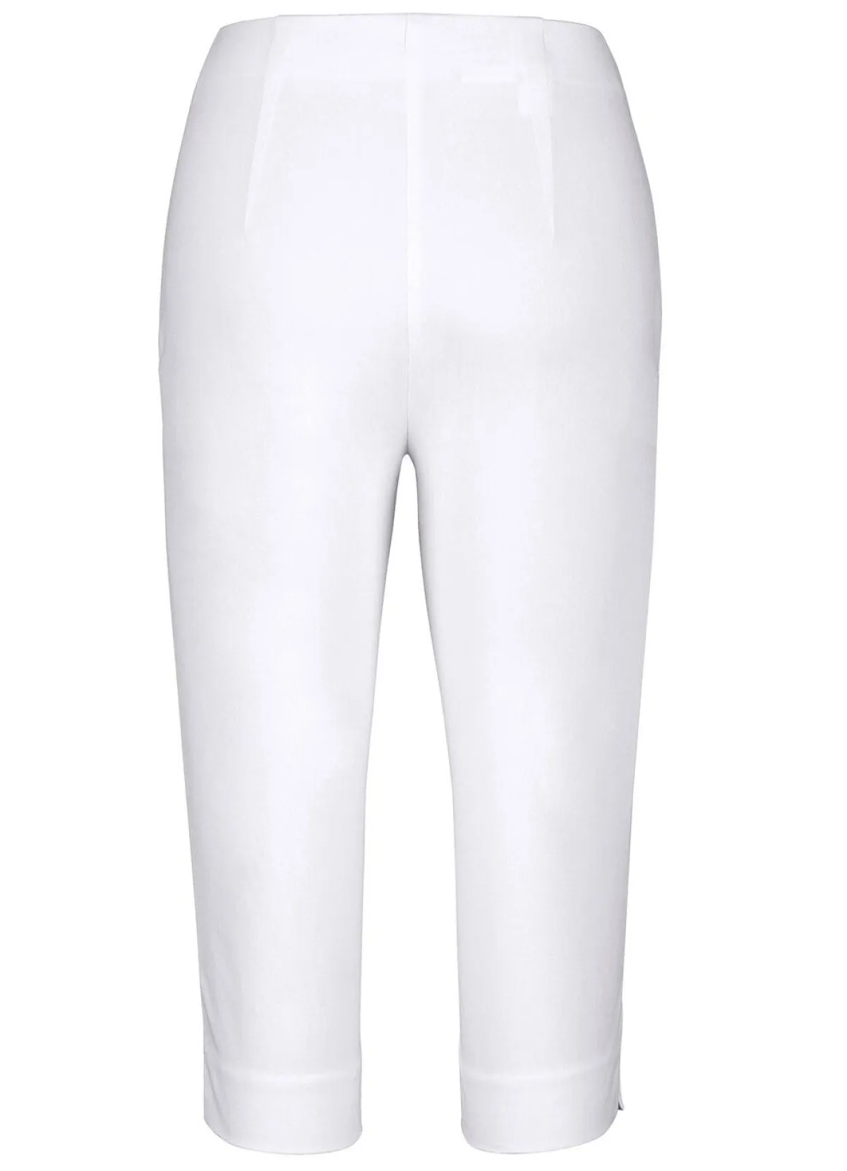 BADER Caprihose mit komfortablem Dehnbund WEISS