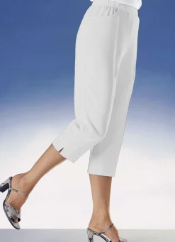 Clearance BADER Caprihose mit praktischen Seitentaschen in 10 Farben ECRU