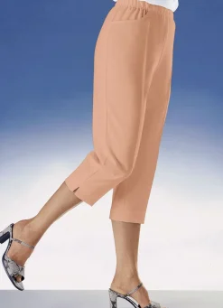 Outlet BADER Caprihose mit praktischen Seitentaschen in 10 Farben HUMMER MELIERT