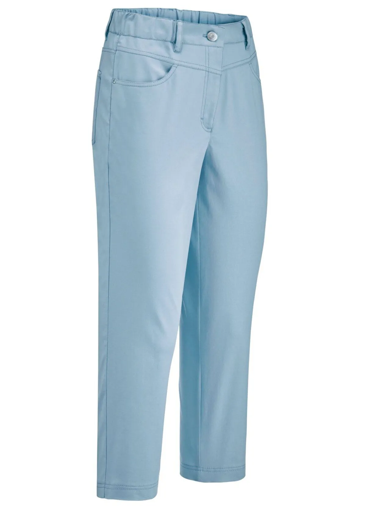 BADER Caprihose in 4-Pocket-Form HELLBLAU