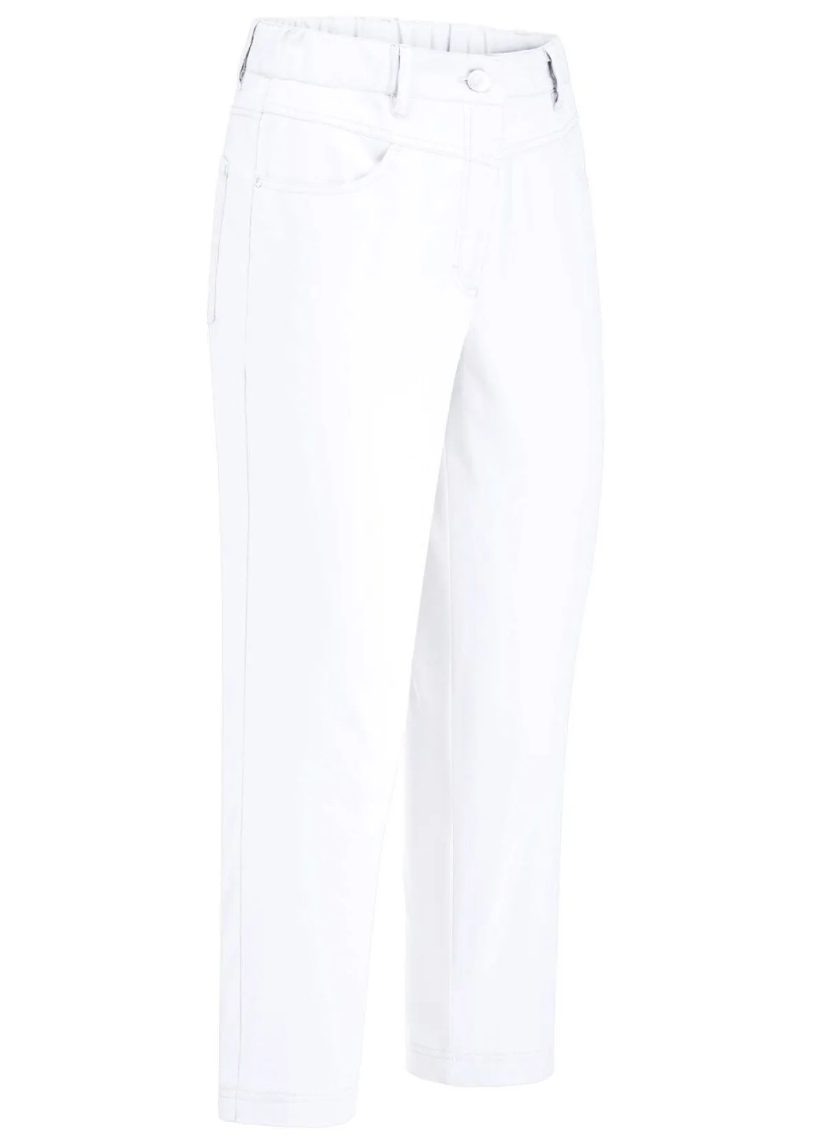 Discount BADER Caprihose in 4-Pocket-Form WEISS