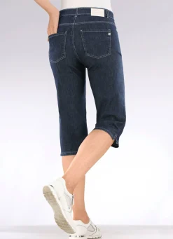 Best BADER Capri-Jeans DUNKELBLAU
