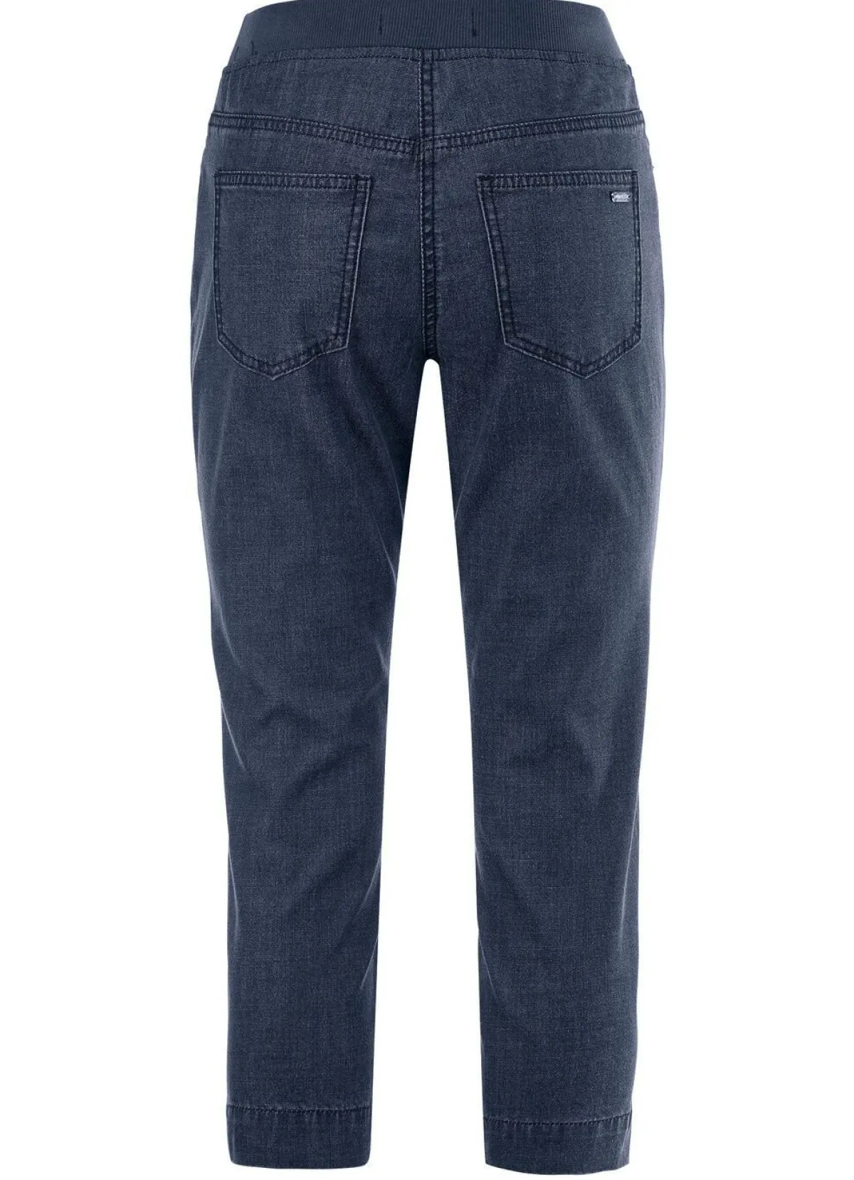 Hot BADER Caprijeans mit Strasssteinchenzier DUNKELBLAU