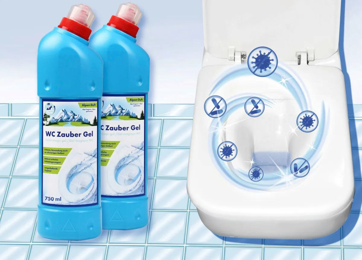 Discount BADER Captain Clean WC-Zaubergel 2tlg BLAU