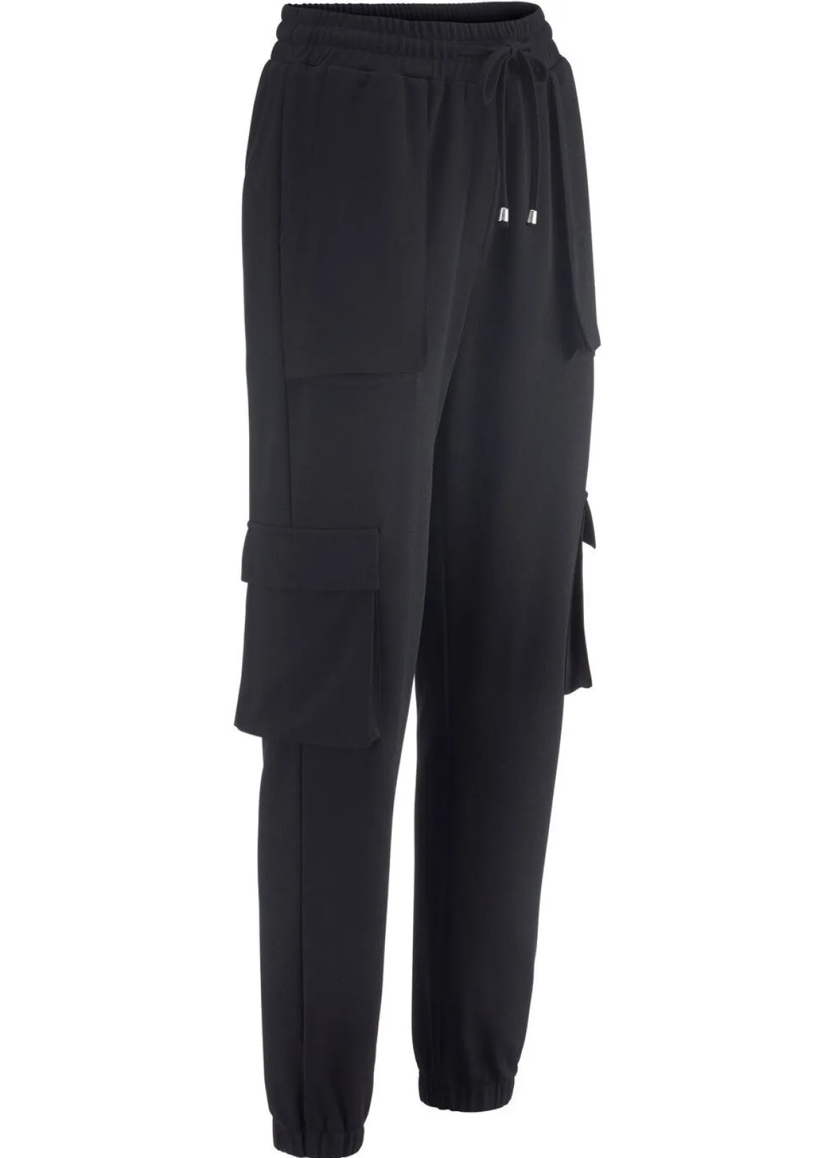 BADER Cargohose im Joggpant-Style SCHWARZ