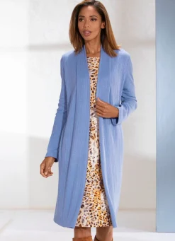 Online KLAUS MODELLE MADE IN GERMANY Chasuble mit herrlichem Strukturmix BLEU