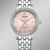 Outlet CITIZEN Quartz-Damenuhr mit Edelstahlbandgehäuser