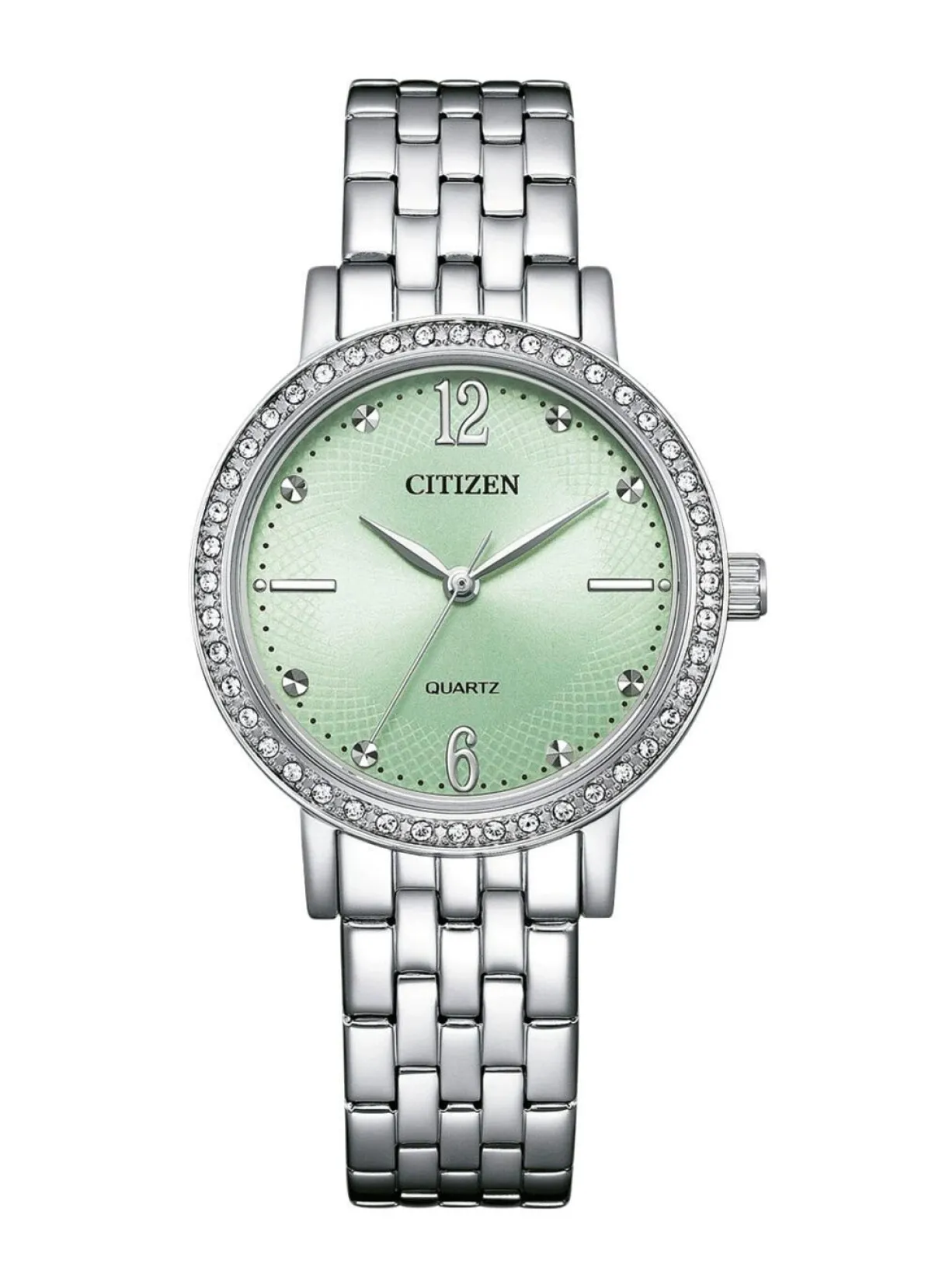 Hot CITIZEN Quartz-Damenuhr mit Edelstahlbandgehäuse