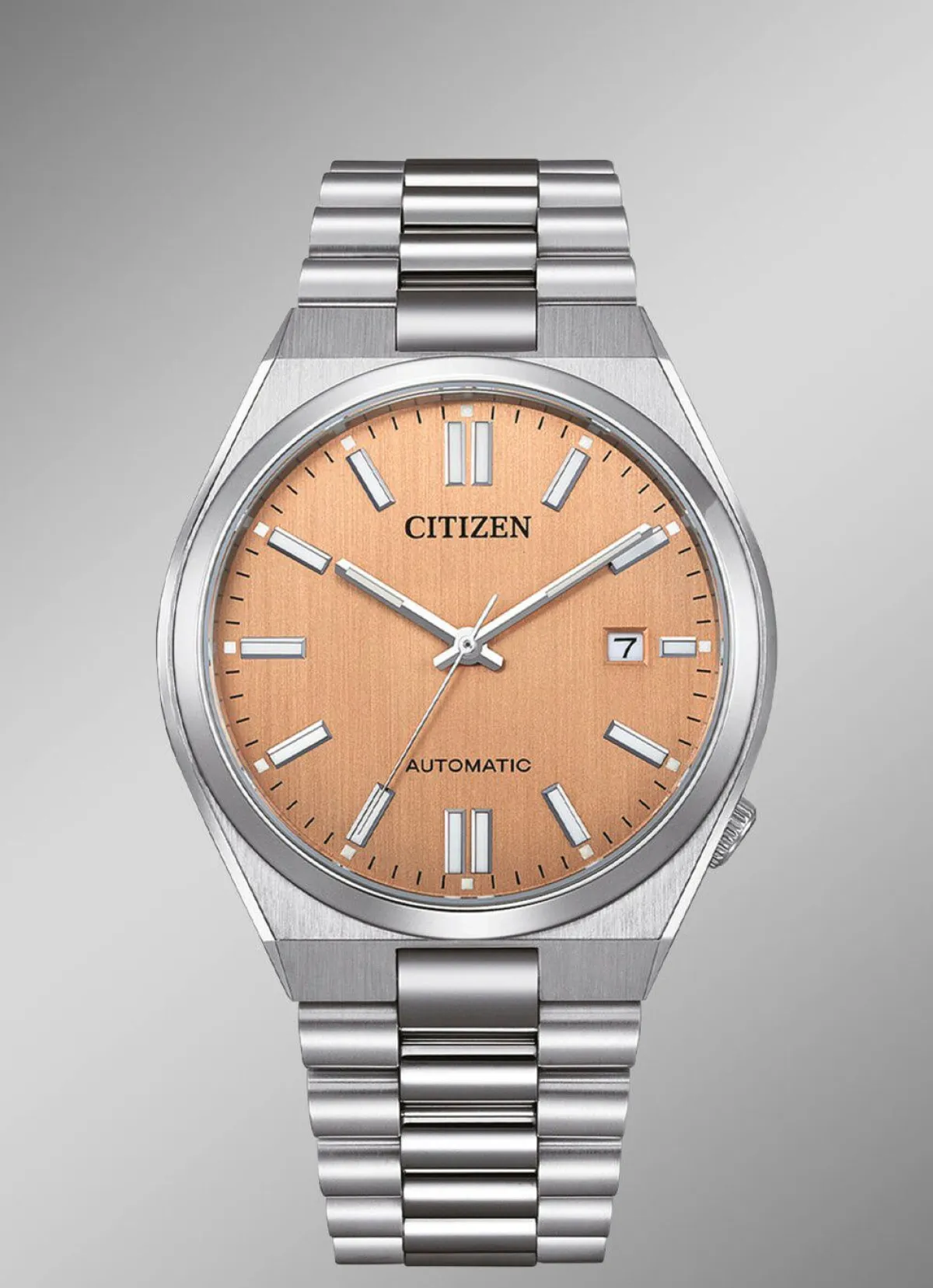 Clearance CITIZEN Serie NJ015* Automatik-Herrenuhr CHAMPAGNER