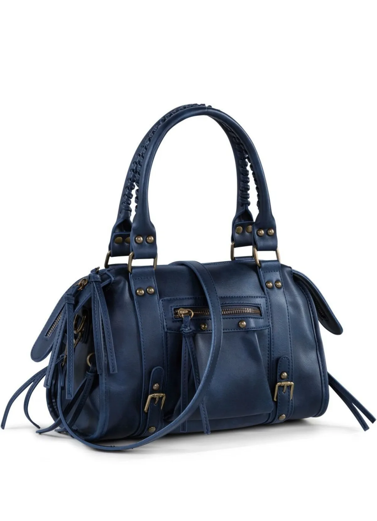 New COLLEZIONE Alessandro Tasche mit verspielten Verzierungen DUNKELBLAU