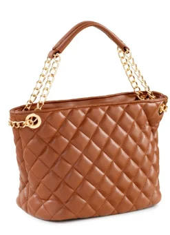 Sale COLLEZIONE Alessandro, Tasche, Damen, mit abnehmbarem Umhängeriemen COGNAC