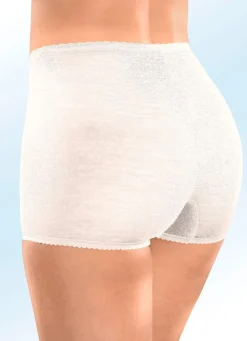 New CON-TA Zweierpack Schlüpfer mit elastischen Abschlüssen WOLLWEISS