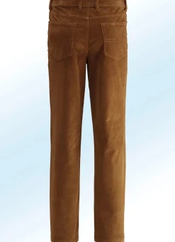 BADER Cordhose in 4 Farben COGNAC