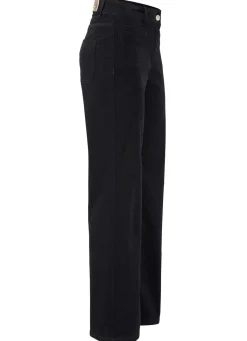 BADER Cordhose mit weitem Beinverlauf SCHWARZ