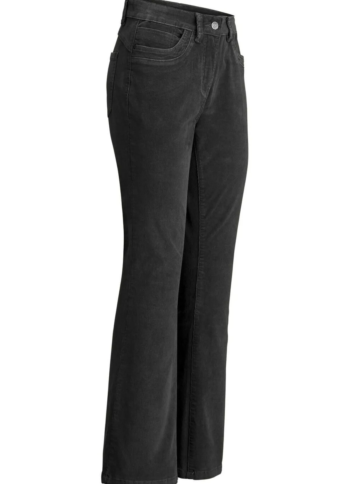 Sale BADER Cordhose in trendiger Bootcut-Form SCHWARZ