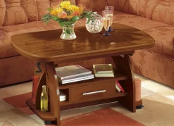 Clearance BADER Couchtisch, melaminbeschichtet NUSSBAUM