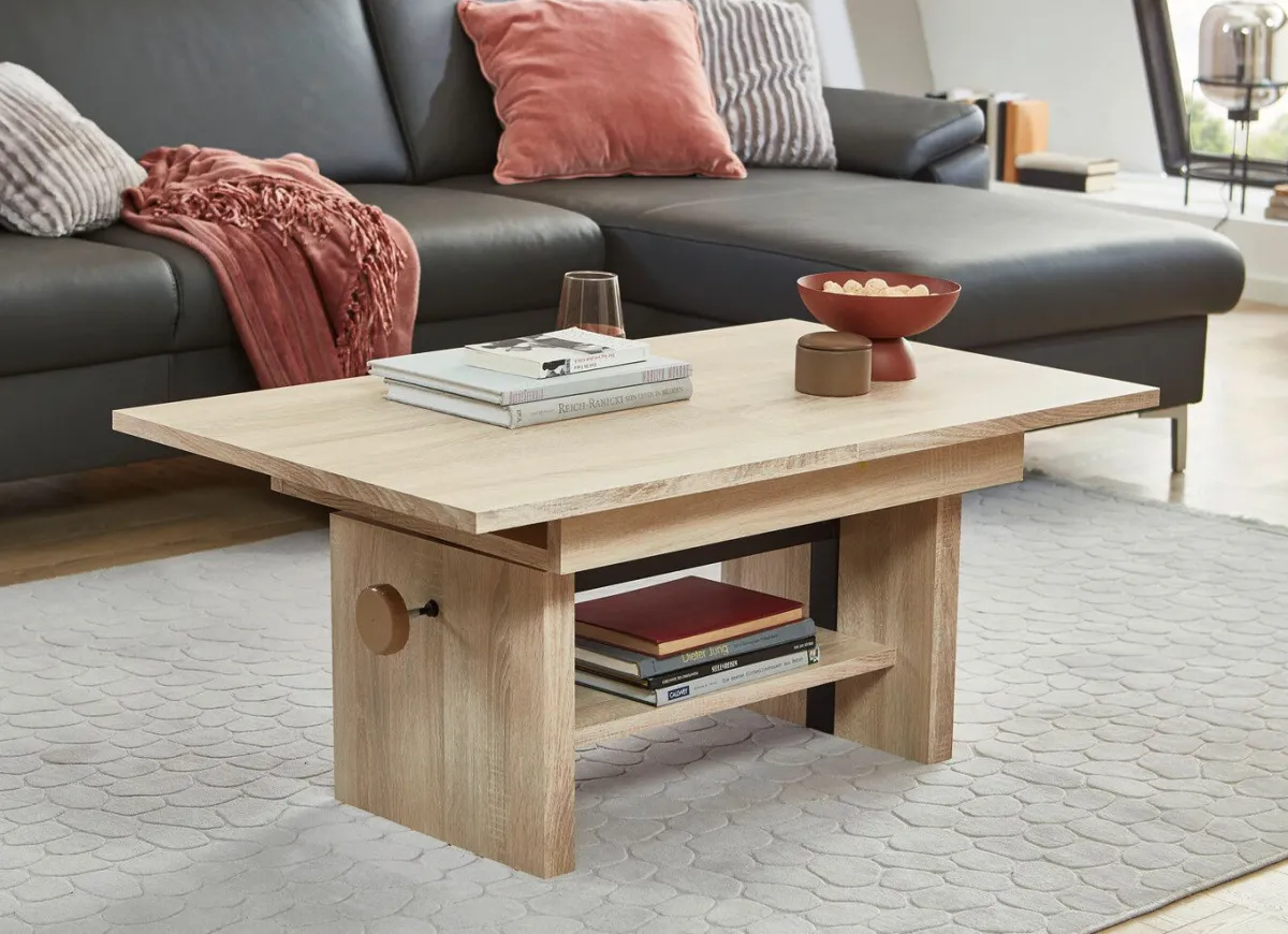 Discount BADER Couchtisch mit Lift-Mechanik EICHE SONOMA