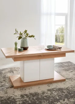 Sale BADER Couchtisch mit Schrankfunktion EICHE SONOMA-WEISS