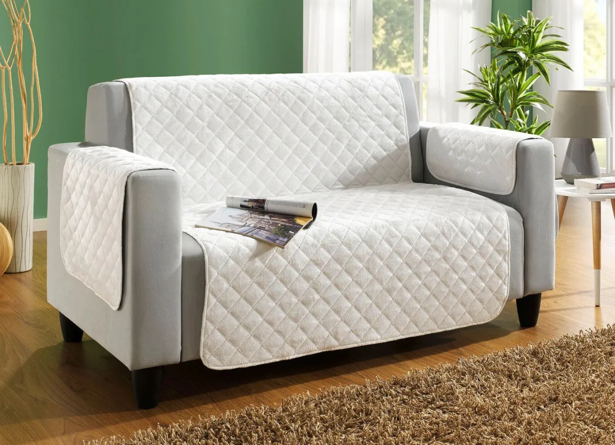 Online BADER Couch- und Sesselschoner mit Anti-Rutsch-Beschichtung BEIGE