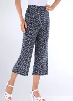Clearance BADER Culotte in bequemer Schlupfform MARINE-WEISS-BLAU