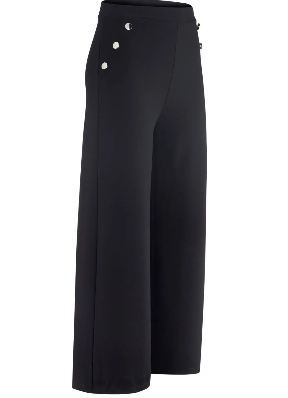 Online BADER Culotte mit Zierknöpfen SCHWARZ