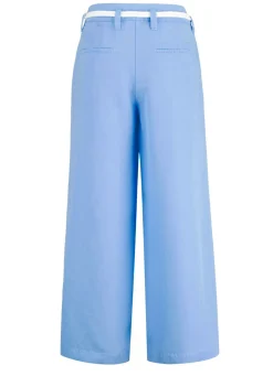 New ASCARI Culotte mit angesagtem Kordelgürtel AZURBLAU
