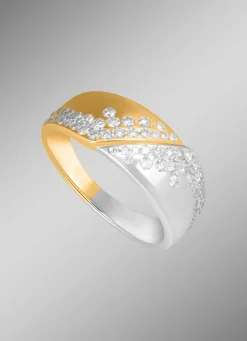Best BADER Damenring in Bicolor mit 58 Brillanten