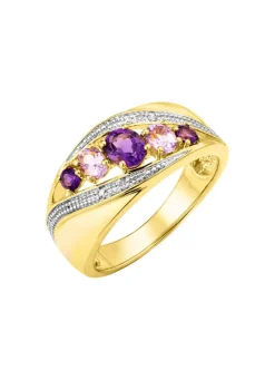 Discount BADER Damenring mit Amethyst und Zirkonia